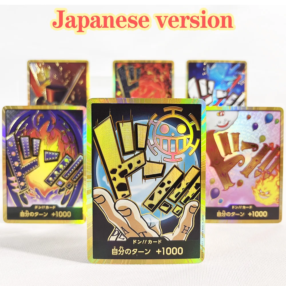 

GOLD DON!! PRB-01 Foil Proxy Cards Japanese Anime One Piece PTCG SUPER PARALLEL FOIL OPCG Collection Card Collectors' Favorite