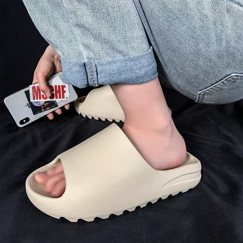 Hot sales Coconut SlippersEVA Slides Cloud Thick-soled Sandals Summer Fashion Soft Bottom Beach Men Slippers Women's Sandals image 4