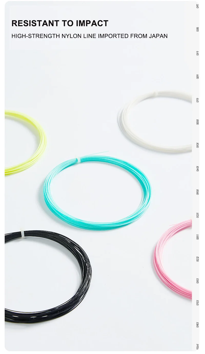 Kawasaki ELITE-65 Badminton String 0.65mm High-quality Elasticity Crisp Sound Badminton Accessory String