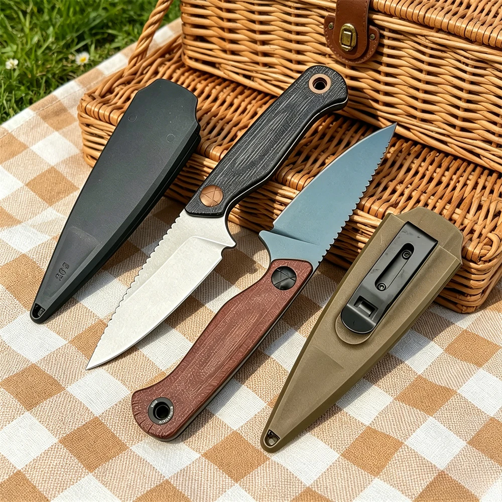 

BM 203BT Multifunctional Fixed Blade Knife D2 steel Blade G10 Handle with Sheath Outdoor Hiking Camping Hunting EDC Tools