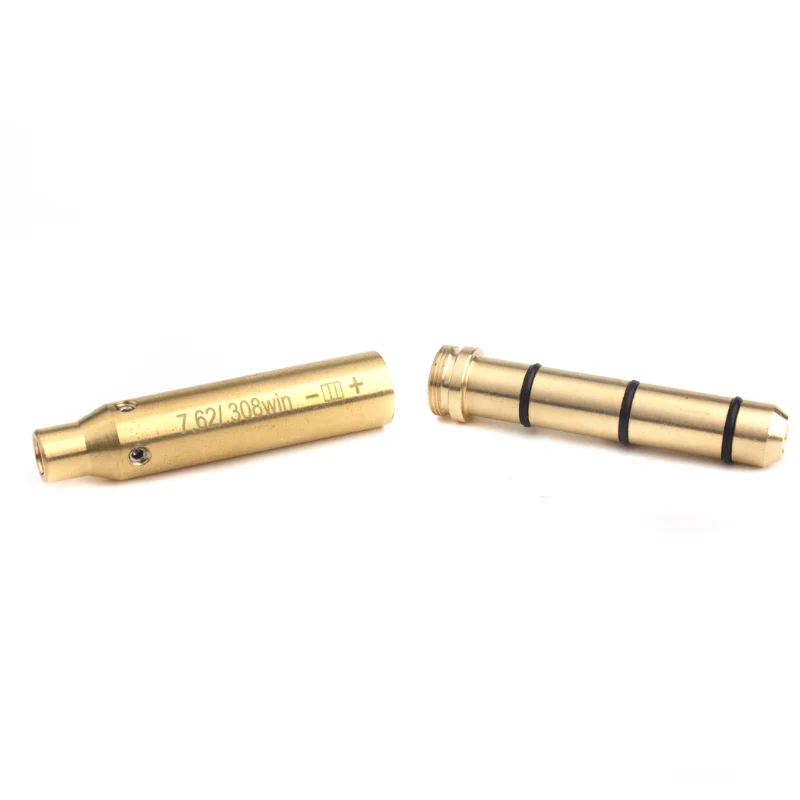 308 Boresighter .308 Collimator Cal 7.62mm Rifle Lazer Bore Sight with 6 Battery