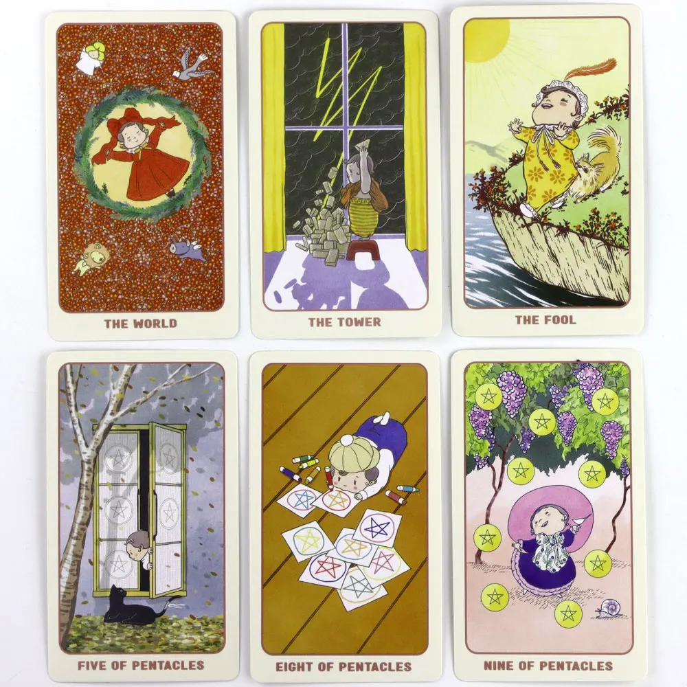 Hot selling Ari Tarot Leisure Entertainment Card Family Gathering Divination Deck Tarot Board Playing Game Card