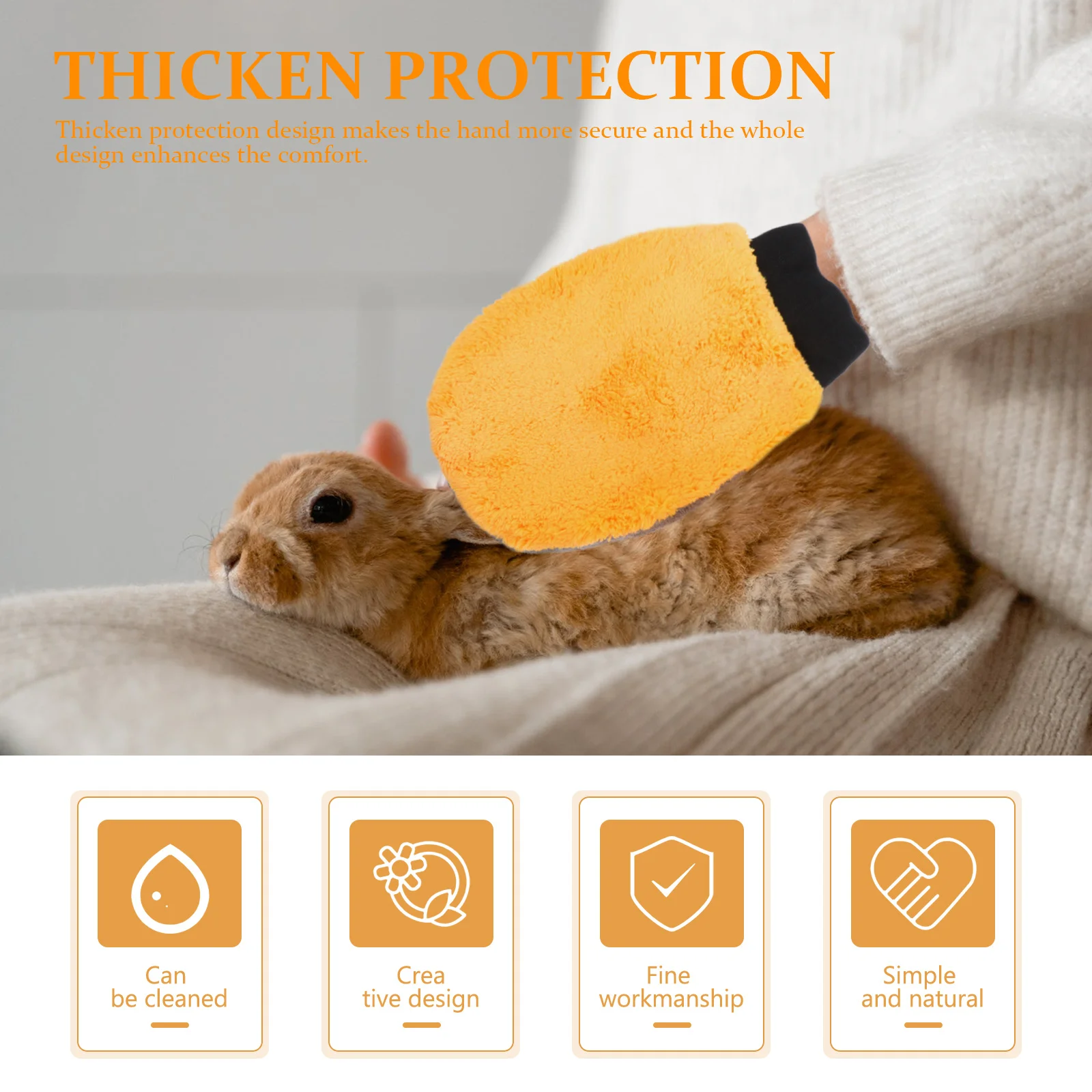 2 قطعة قفازات الهامستر رشاقته حماية المضادة للخدش حمام الحيوانات الصغيرة التدريب الحيوانات الأليفة لدغة مقاومة قفازات الصوف المرجاني