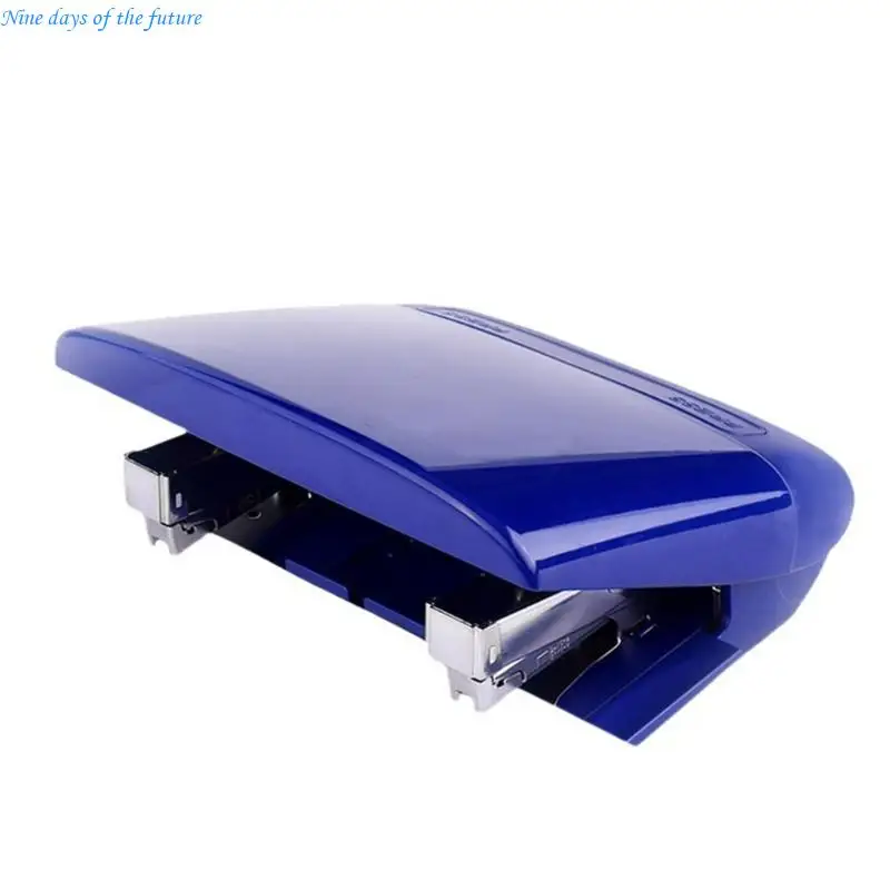 Double Head Stapler Heavy Duty Basic Stapler Labor-Saving Desk Stapler 50 Sheets Capacity Stapling Machine for Office E65A