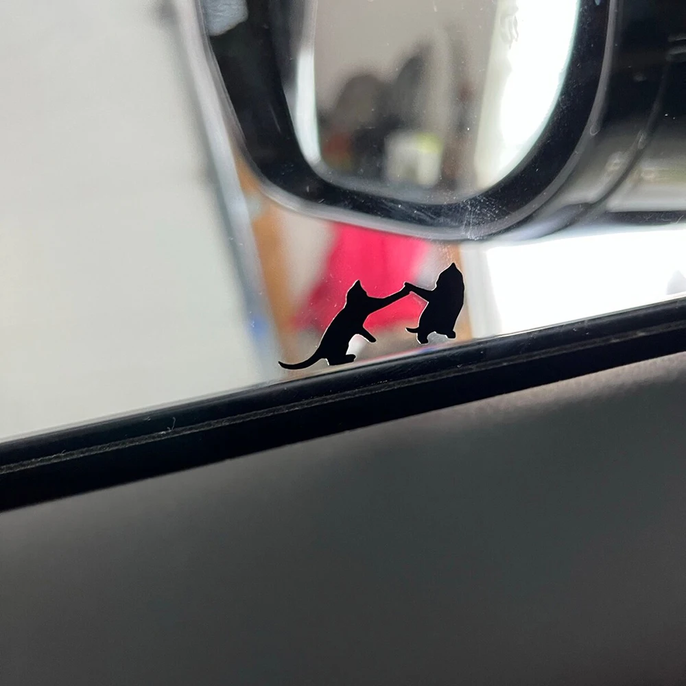 1X0.5 INCH Tiny Cats Car Decal Super Tiny Discoverable Easter Egg Car Sticker Cute Hidden Design for Vehicle Decoration