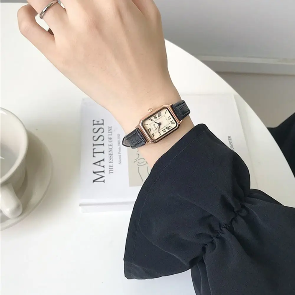 ساعة كوارتز نسائية أنيقة، ساعات عمل رائعة محمولة للسيدات، مقاومة للماء، ساعة يد نسائية #5