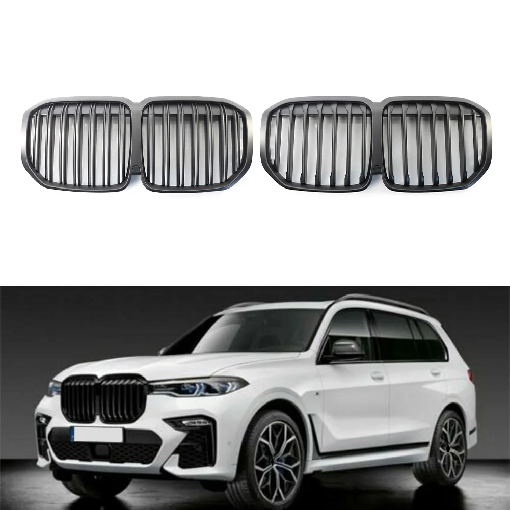 

Передняя решетка радиатора для BMW G07 X7 2019 2020 2021 2022 2023 2Slat M Power Performance Sport Style Racing Grills