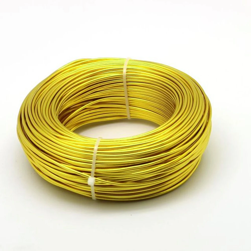 Groothandel 35 ~ 225Meter 4Size Hele Roll Aluminium Draad Sieraden Bevindingen Voor Sieraden Maken Diy Aluminium Craft draad Plated