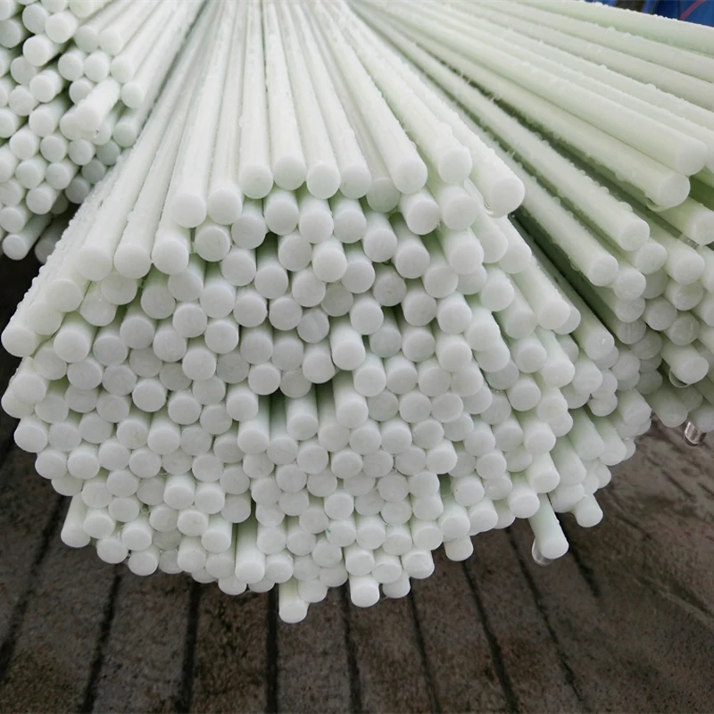 20PC White Glass Fiber Bar Diameter 2.5mm Insulation Material Solid Fiberglass Rod Length 1143mm