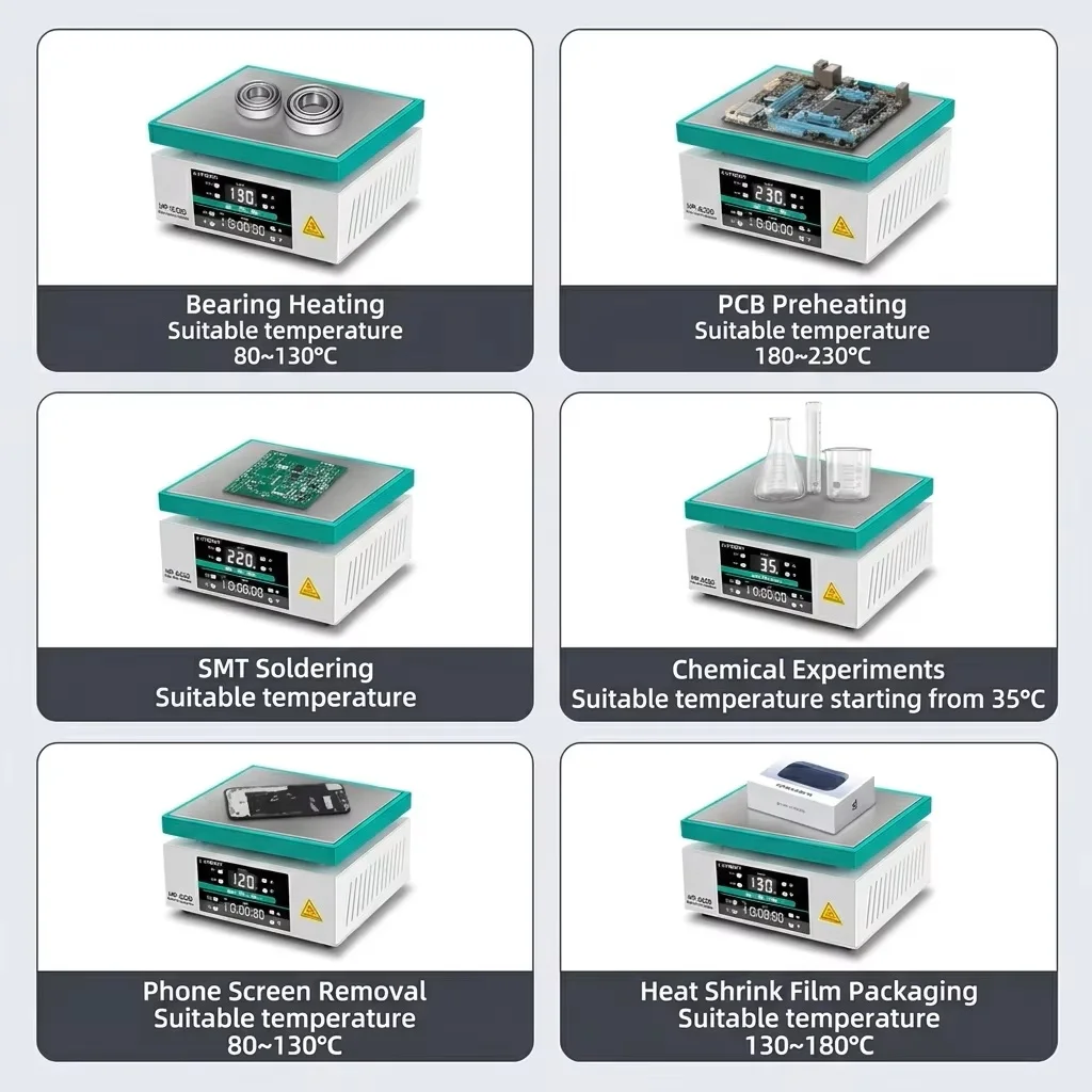 itech-hp-a105-a155-a215-heating-equipment-multipurpose-preheating-platform-220v-heating-plate-for-pcb-phone-repairs-etc-heating