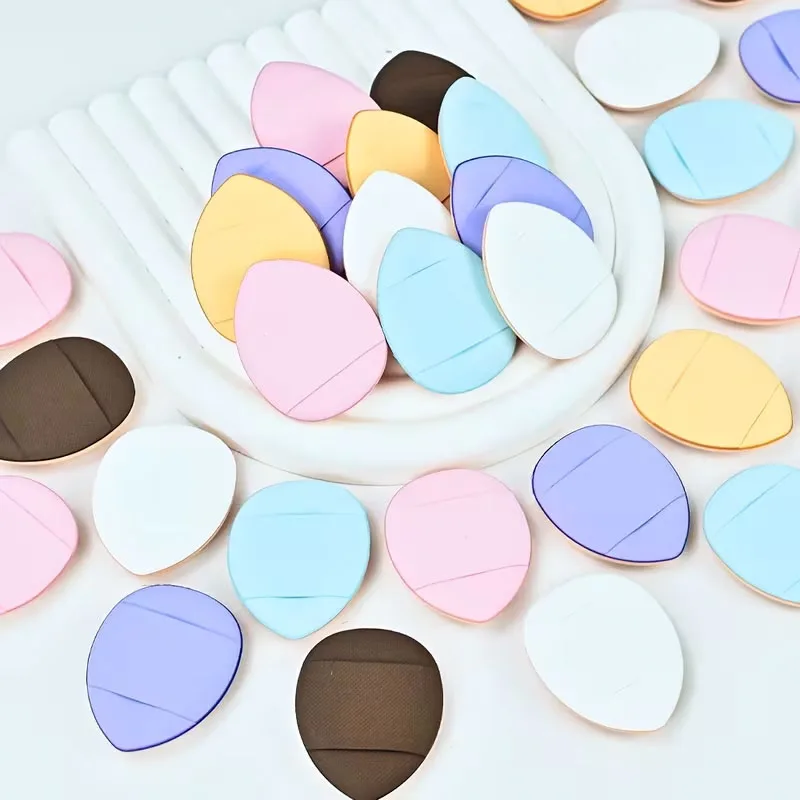 

Mini Finger Powder Puff Small Air Cushion Concealer Water Drop Marshmallow Makeup Sponge Thumb Powder Puff Multi-color Wet Dry