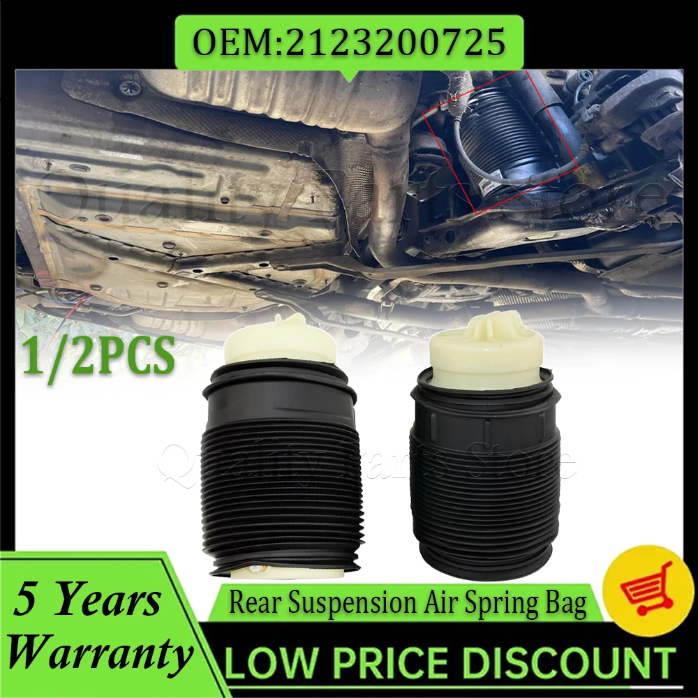 

New Car Rear Suspension Air Spring Bag 2123200725 2123200825 For 2010 2011 2012 2013 2014 2015 2016 Mercedes E-CLASS W212 S212