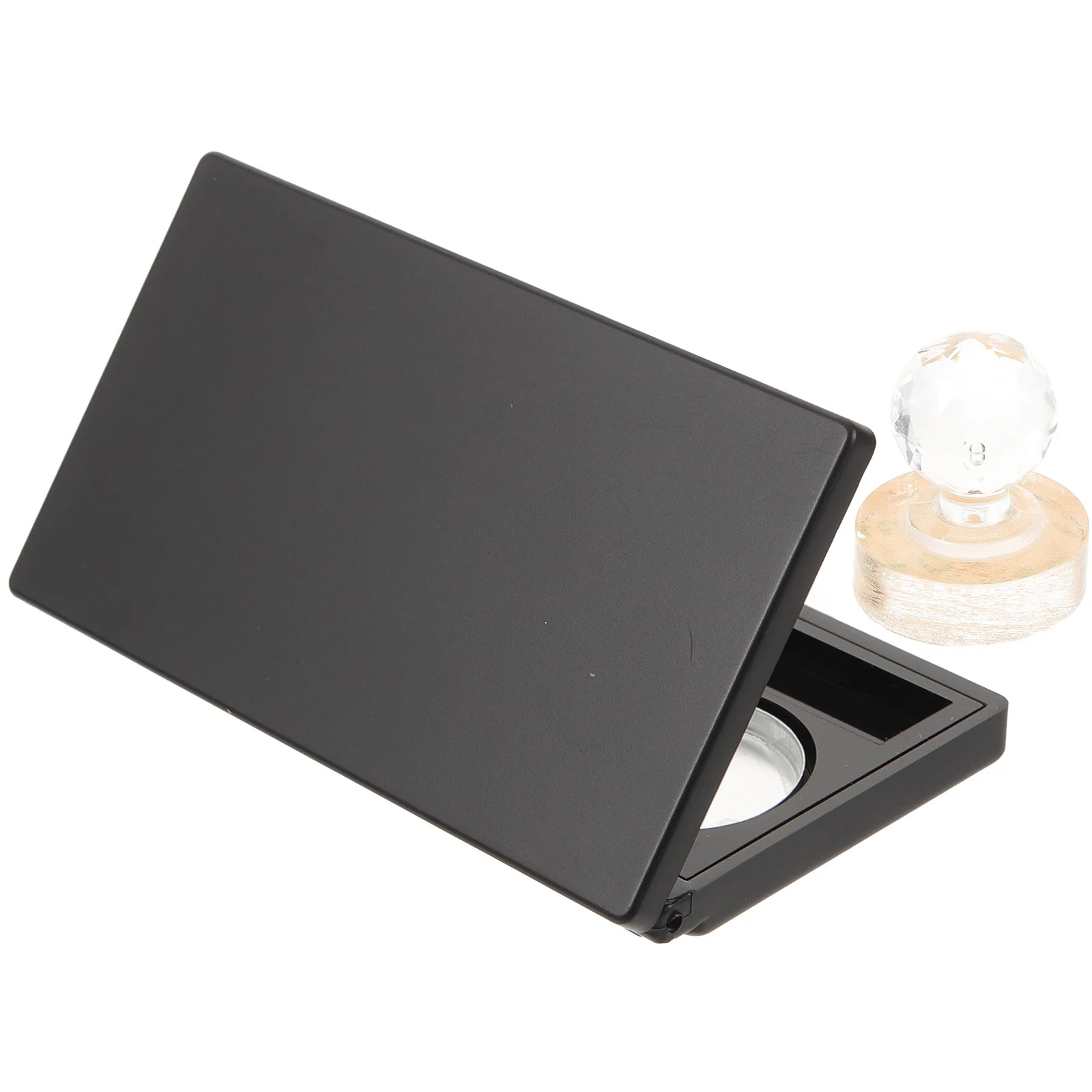 1 set tavolozza di ombretti vuota robusto contenitore per trucco leggero specchio compatto fai da te fard balsamo per labbra supporto tavolozza di ombretti