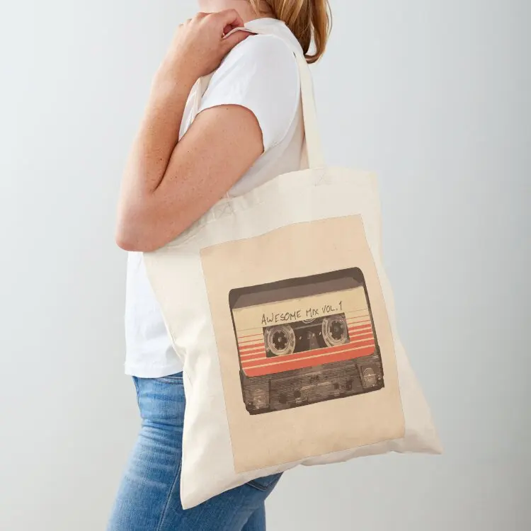 

Galactic Soundtrack Tote Bag, сумки большого размера, подарочная сумка, складная сумка для супермаркета, женские сумки 2025