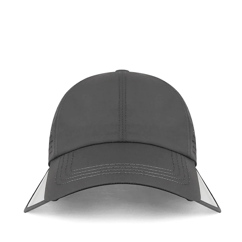Custom Printed Anti-UV Sun Hat Men Women Retractable Brim Quick Dry Waterproof Mesh Outdoor Baseball Cap Custom Logo Available