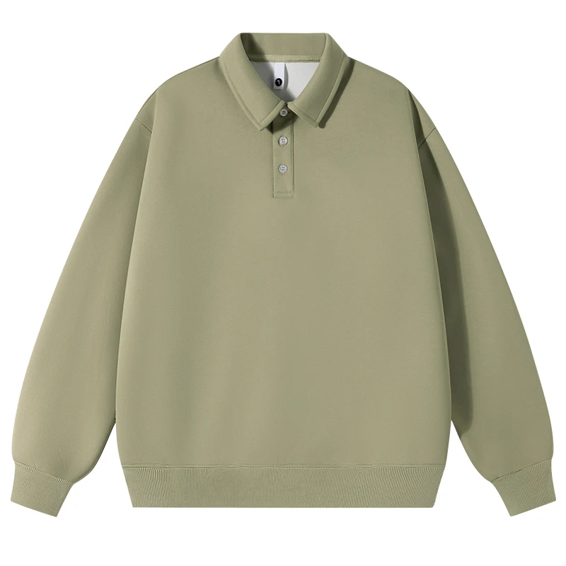 

Autumn Fashion Sports and Leisure Business Long-sleeved POLO Shirt Men's Breathable Quick-drying Solid Color Paul Shirt Collar