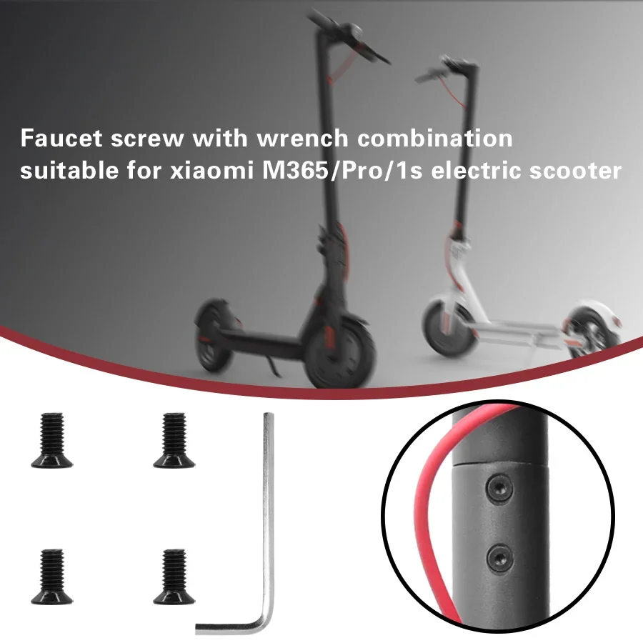 Front Fork Tube Screws With Hexagon Handle For Xiaomi M365 For Ninebot ES2 Scooter Handlebar Replacement Parts Kits - view 5