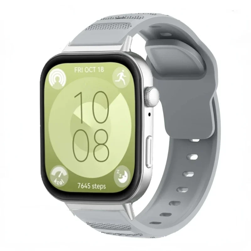 Tali Silikon untuk Jam Tangan Huawei Fit 3/4/4 Pro Gelang Olahraga Sejuk Lembut untuk Jam Tangan Huawei Fit 3 Pengganti Korea