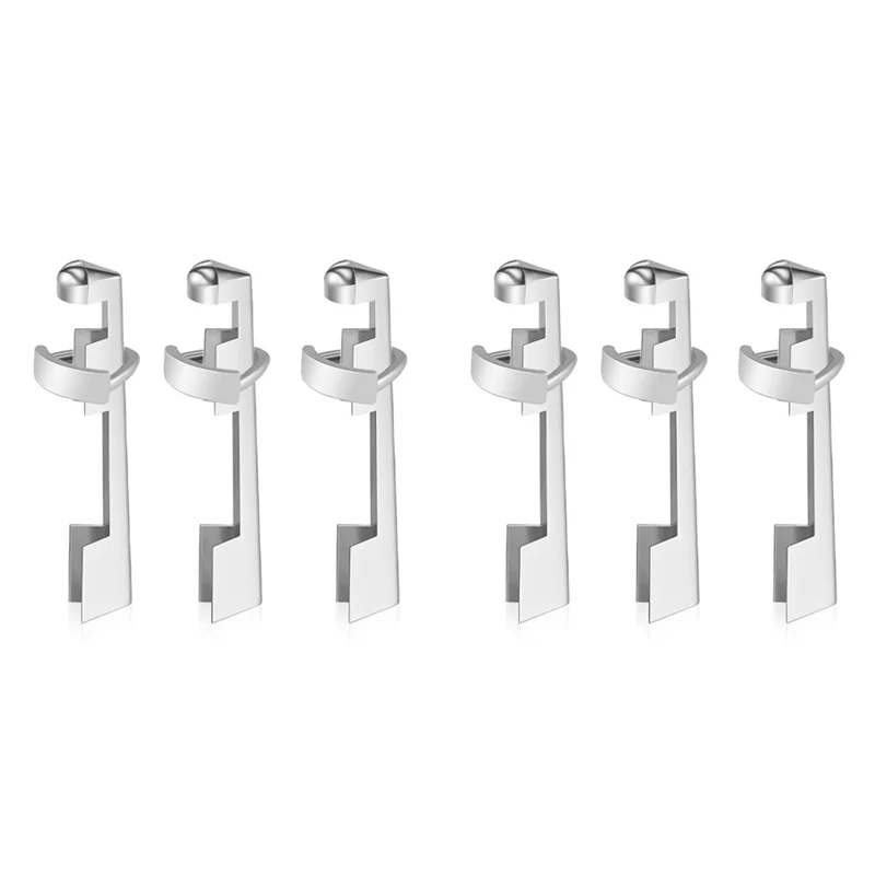 

Billiard Cue Clamp 6 Pcs Pool Cue Tip Clamp Alloy Cue Stick Tip Repair Kit For Billiard Table Cue Tips Accessories