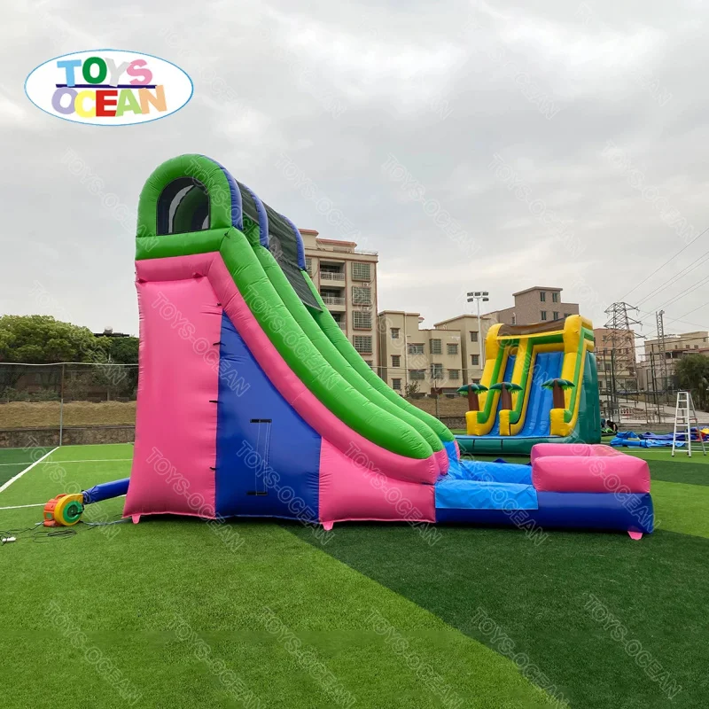 New Outdoor Children's Slide with Swimming Pool Slide Inflatable Water Slide for Sale