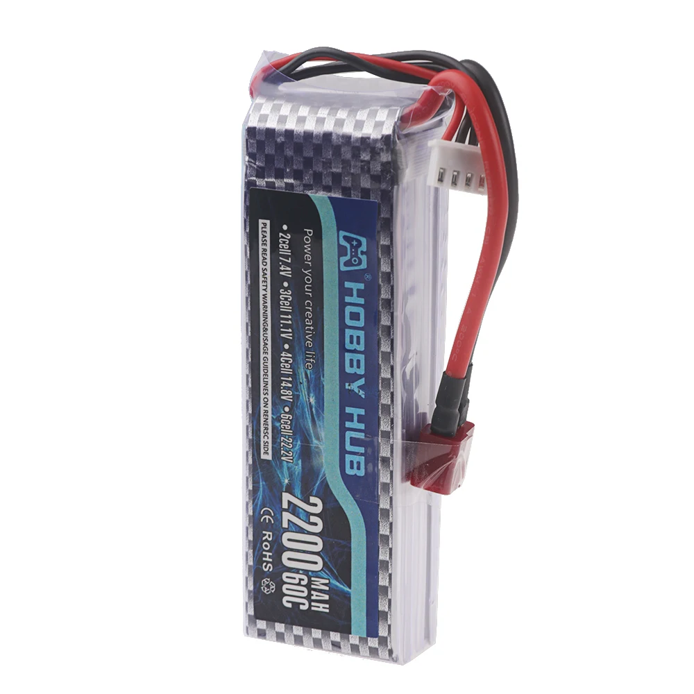 3S 11.1V Lipo Battery Deans T / XT60 2200mAh 60C For RC Helicopter Aircraft Quadcopter Cars Airplane Spare Parts Upgrade 1500mAh view 4