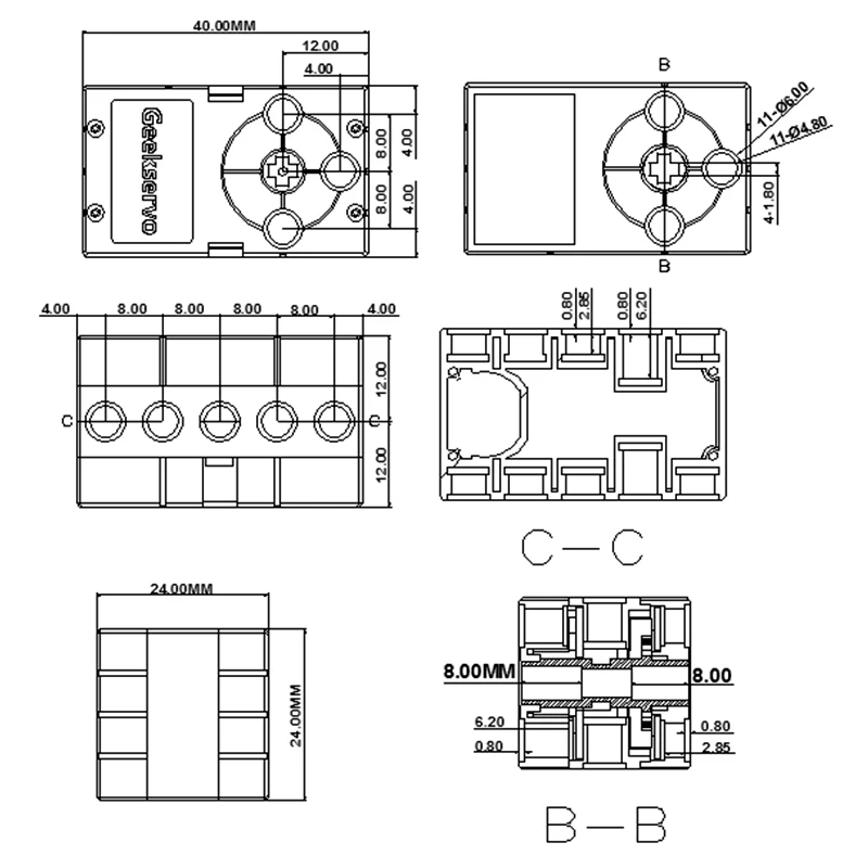 Microbit compatível com motor LEGO Brick, mesmo motor DC de servidor, eixo de saída transversal servo rápido de 360 graus