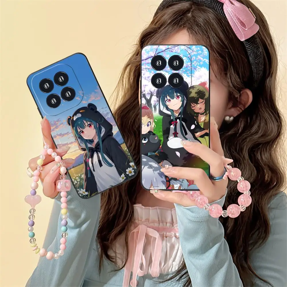 

Anime Kuma Bear Yuna Phone Case for Xiaomi 15 14 13 12 Mi 11 T Ultra Lite Pro S X 5G Colorful Printing Cover Pretty Luxury