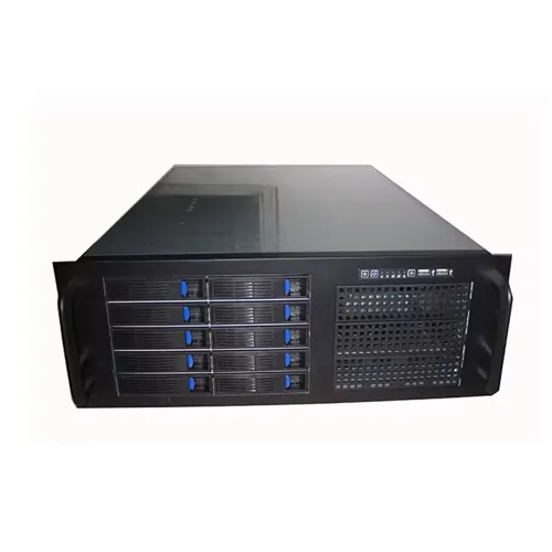 4U Chassis 6GPU Fans with Temperature Function Rack Braces or Rails to Hold on a 19" Rack