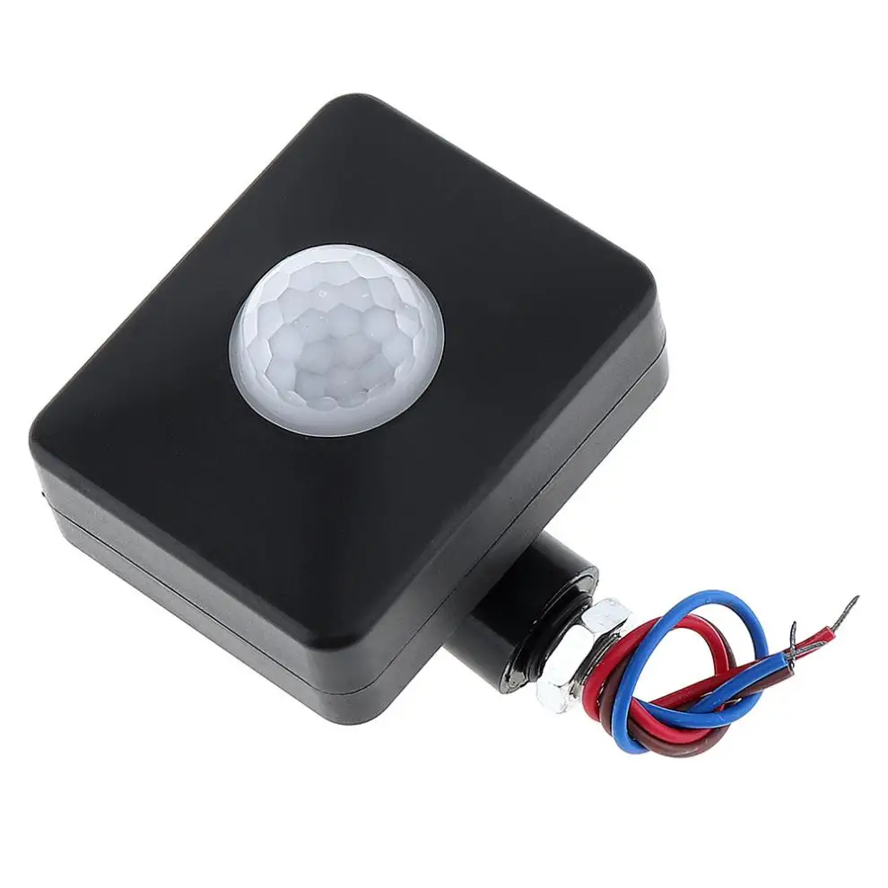 110-265V Infrared Motion Sensor Switch 3 Way PIR Motion Sensor Light Switch Adjustable 180 Degree Wall Switch for Lighting