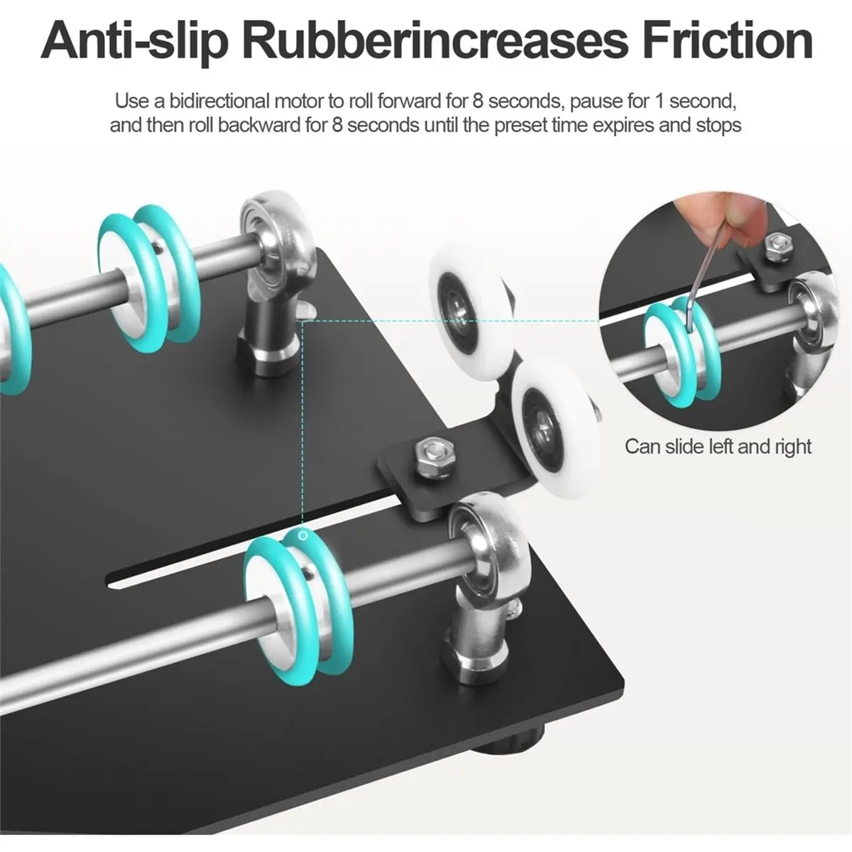 Automatic Rotation Base Film Development Electric Timing Auto Roller Rack Kit for 1500 2500 AP US Plug