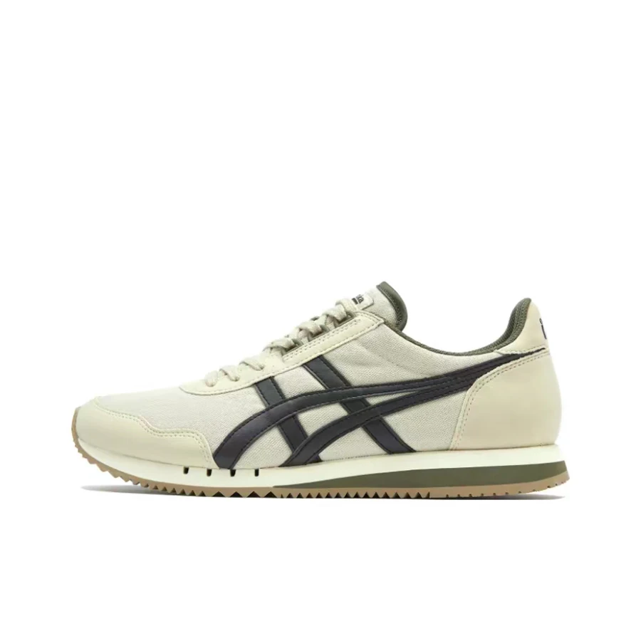 Onitsuka Tiger Dualio Unisex White/Black Low-Top Outdoor Sneakers  Minimalist Stylish Versatile Everyday Comfort 1183A856-201