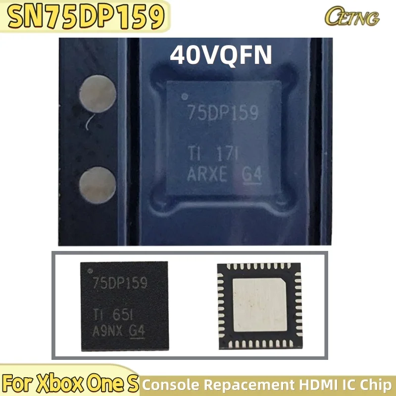 1pcs 75DP159 40VQFN for Xbox One S Slim Console Repacement HDMI IC Chip SN75DP159