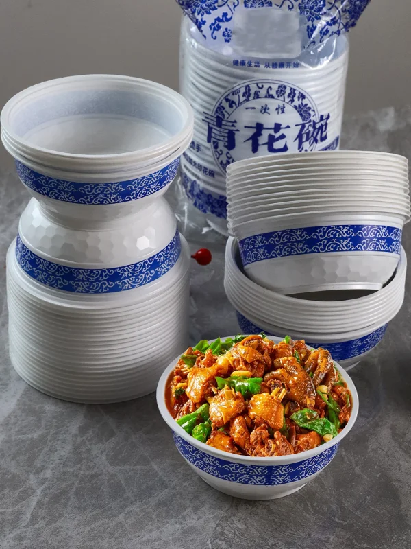food-grade-plastic-blue-and-white-porcelain-thickened-disposable-bowl-for-home-and-commercial-use-round-shape-tableware-for-g
