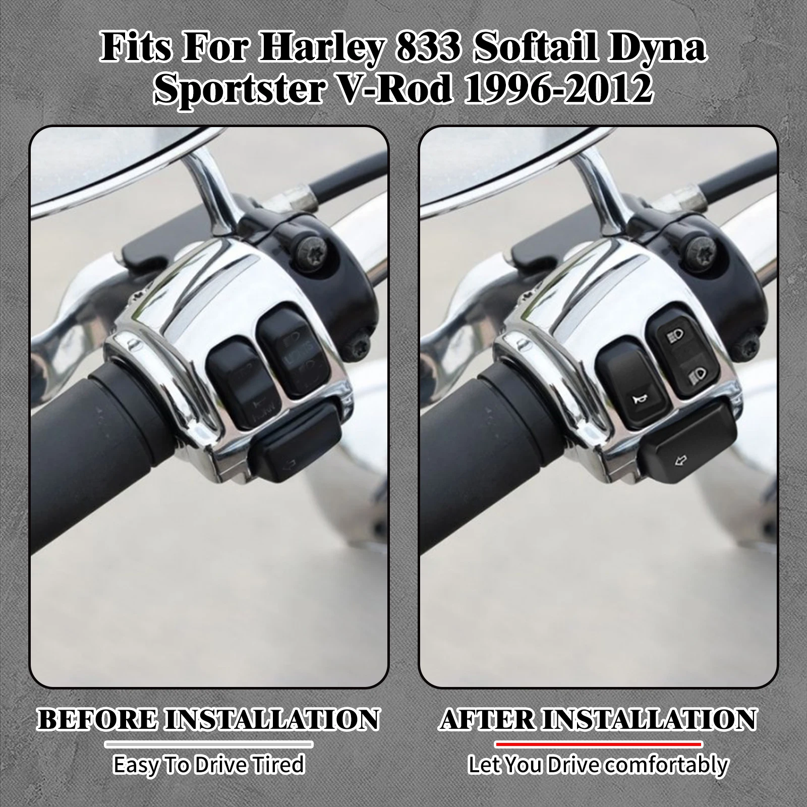 Handlebar Control Switch Motorcycle 1