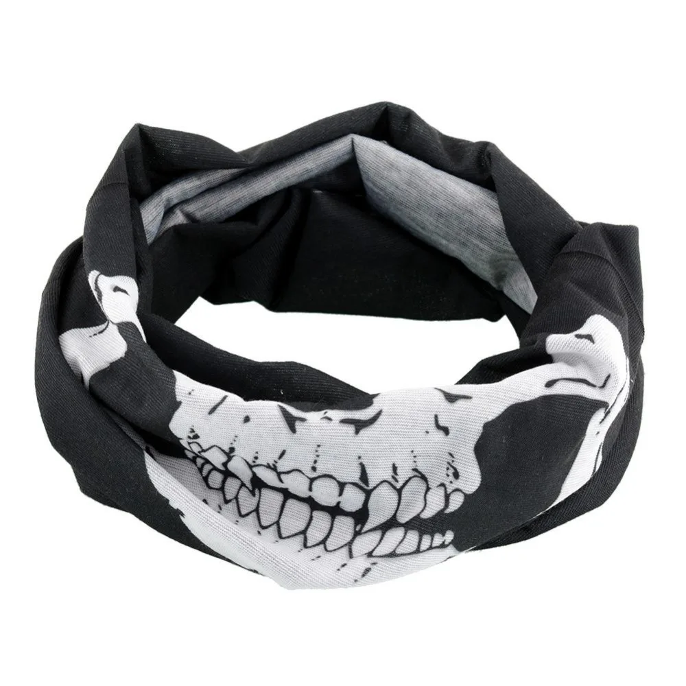 outdoor Motorcycle Cool Skull Bike Scarf Mask Bandana Motor Bike Sport Scarf Neck Warmer motorbike scarfWinter Halloween