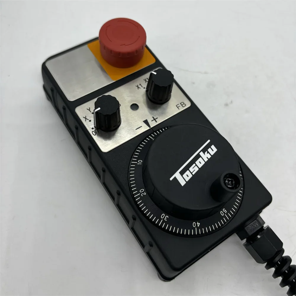 handwheel 100PPR axis selector MR8C Grav code switch /5 axis OFF XYZ45 / wire 3 meters / mounted emergency switch