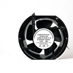 Axial Fan FP-108EX-S1-B 220V 38W Dual Lager Lüfter Oval 172x150x51mm