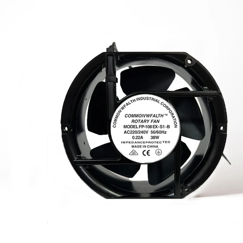 Axial Fan FP-108EX-S1-B 220V 38W Dual Bearing Cooling Fan Oval 172x150x51mm