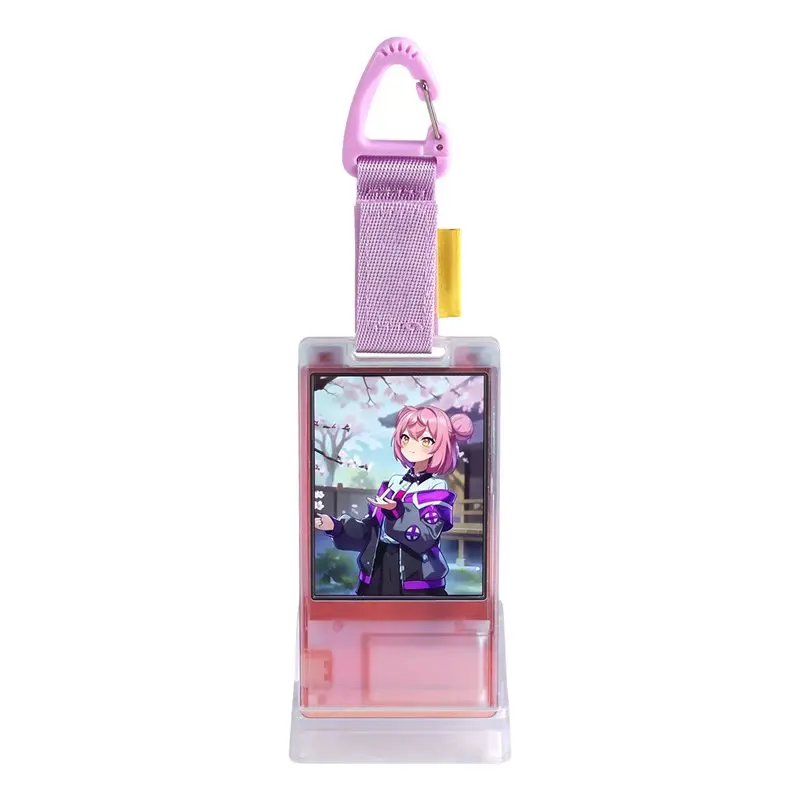 Pass Badge NFC Bluetooth Electronic Smart Digital Badge Customizable GIF Screen Anime Trendy Portable Gift