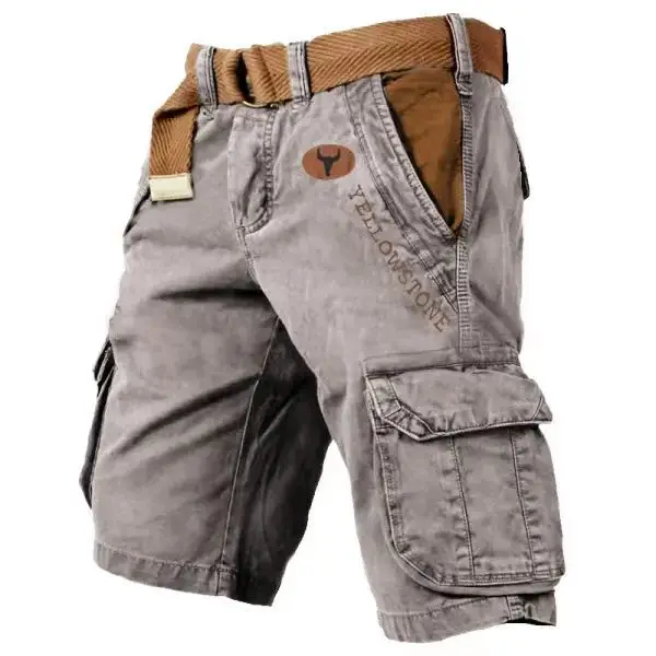 

Youth Spor Loose Wear-Resistant Five-Point orts Workwear Trousers Breathable Casual Pants for Summer Outdoor Activities