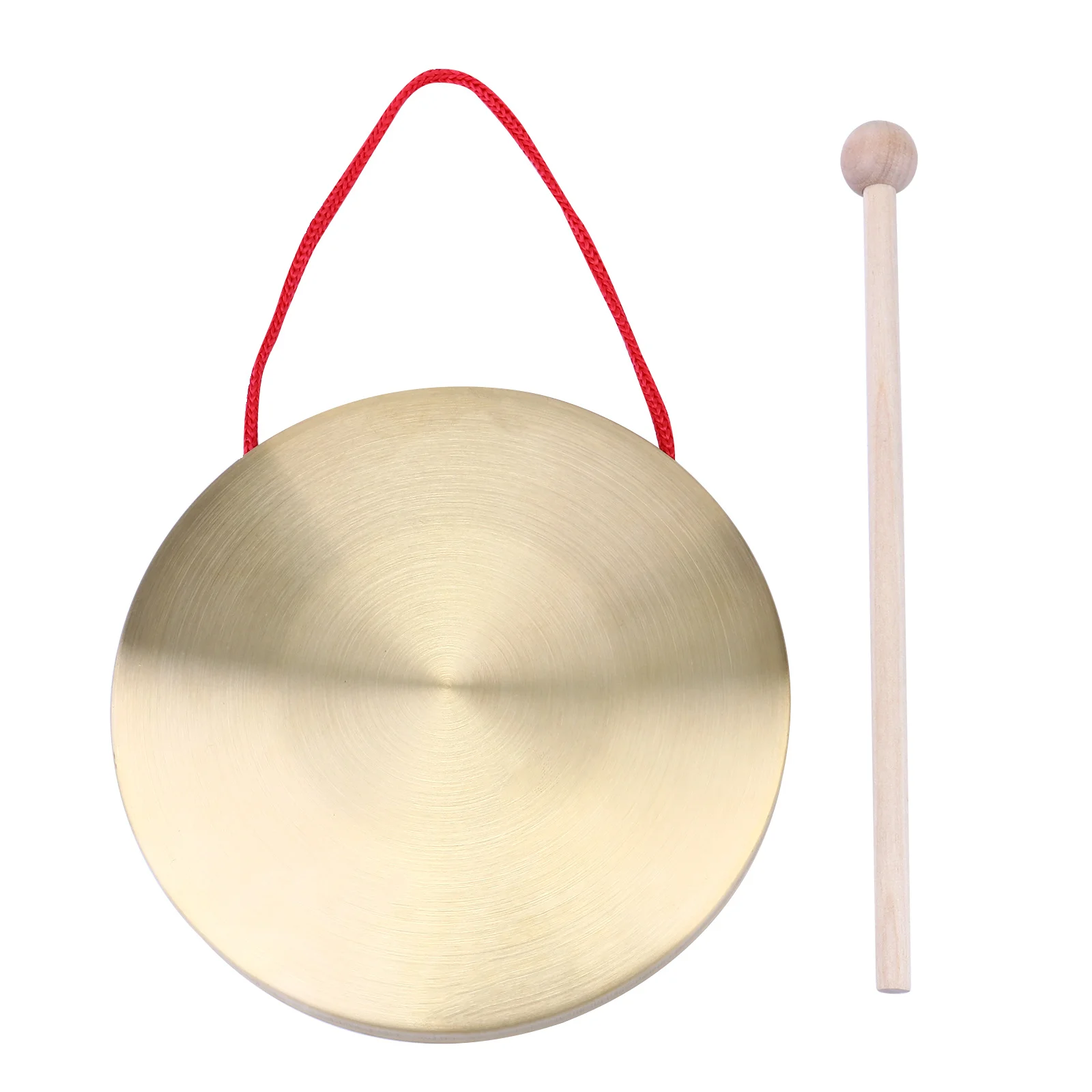 

1Set Copper Gong Hand Gong Opera Percussion Instrument Deep Pitch Long Vibration Enhance Rhythm Coordination Party Concert Brass