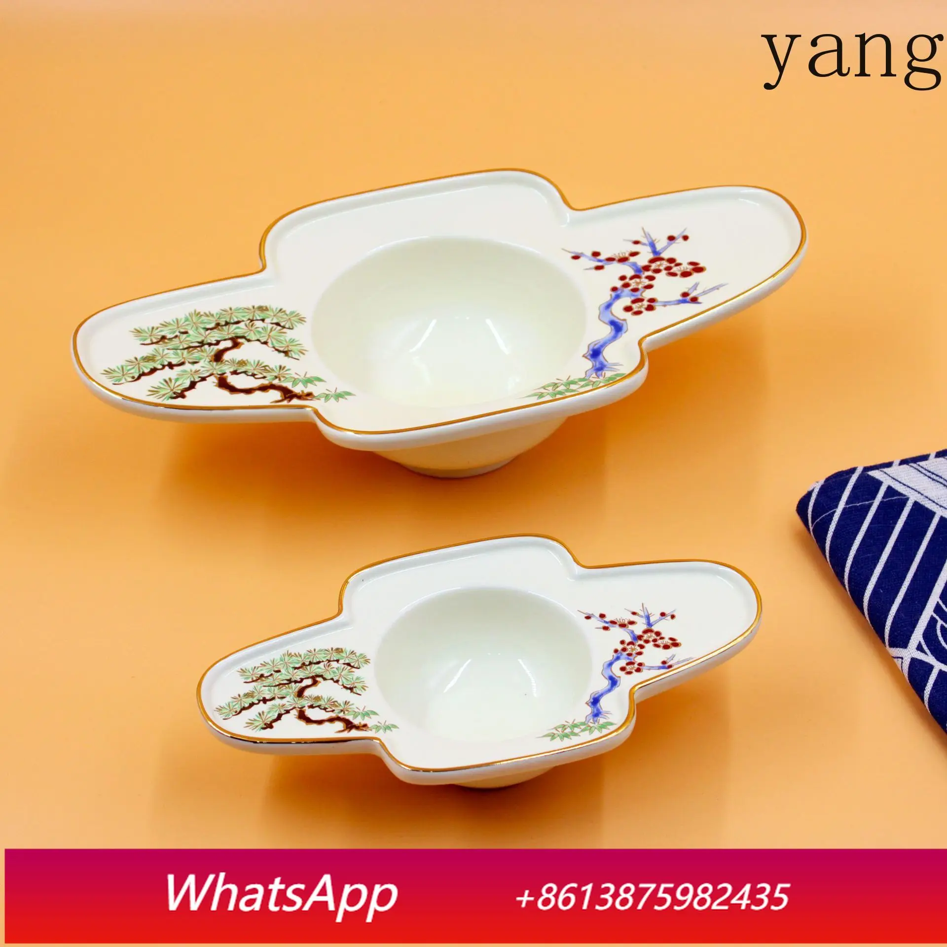 

CX creative ceramic special-shaped plate retro irregular cold dish plate, sushi plate