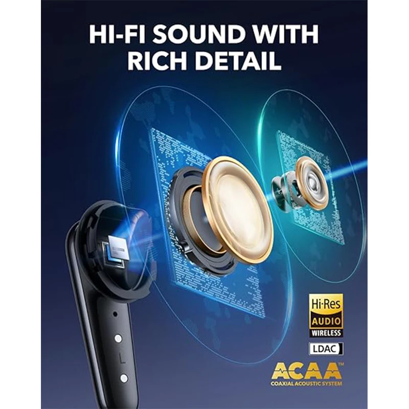 سماعات أذن لاسلكية Soundcore Liberty 4 Pro من Anker المانعة للضوضاء