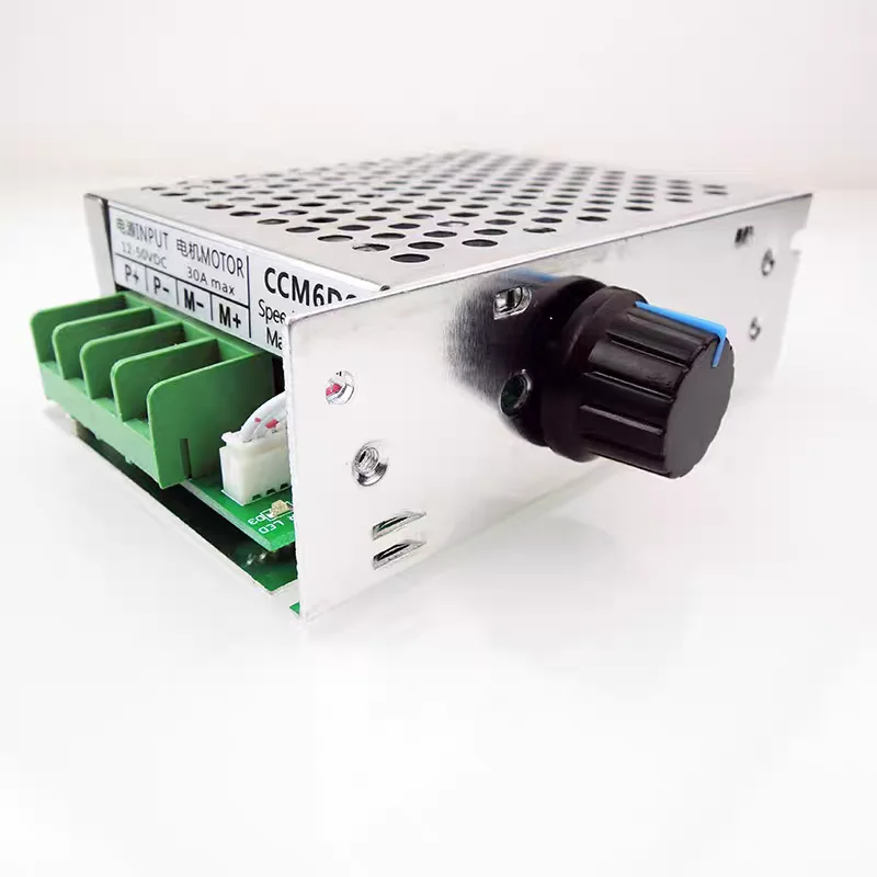 DC geared motor speed controller, forward and reverse switch, DC DC 30A high-power stepless PWM pulse width driver board