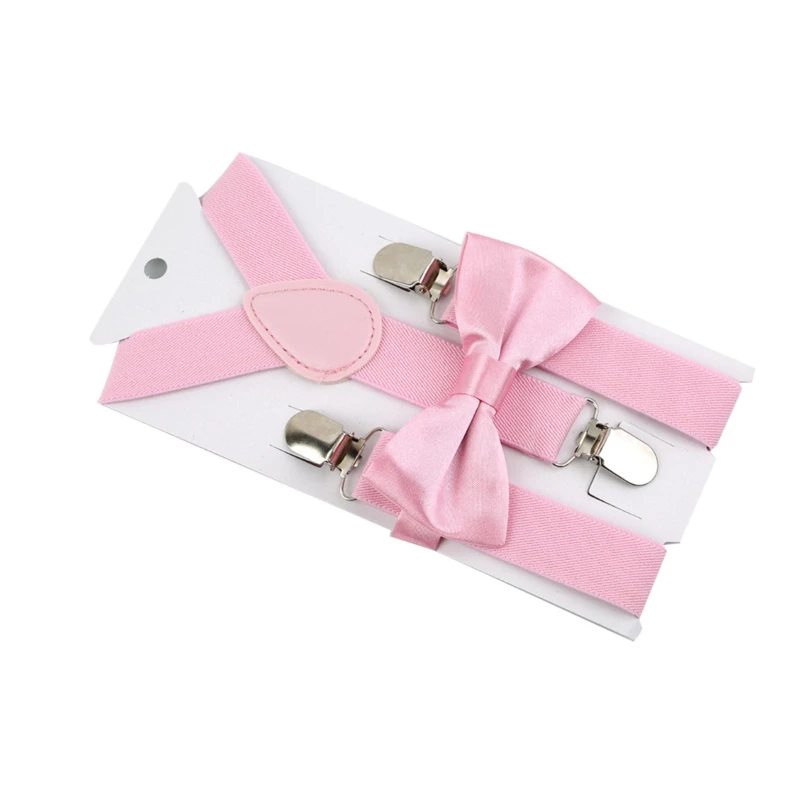 Ensemble de Bretelles avec Nministériels d Papillon pour Enfants, Bretelles Réglables pour Garçons et Bol, Accessoires de Cravates de Mariage pour Bébé