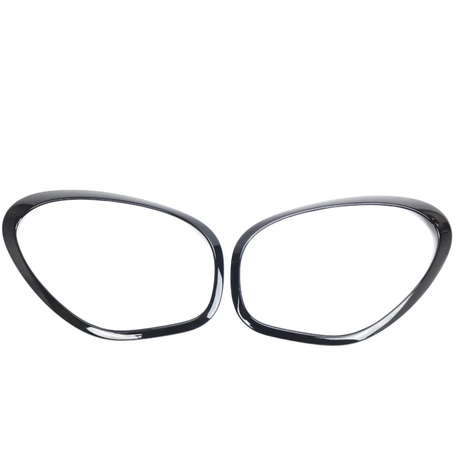 1Pair Car Headlight Ring Bezel Trim Surround Cover For MINI R60 Cooper Countryman 2011-2016 Headlamp Tailight Bezel Decor Cover