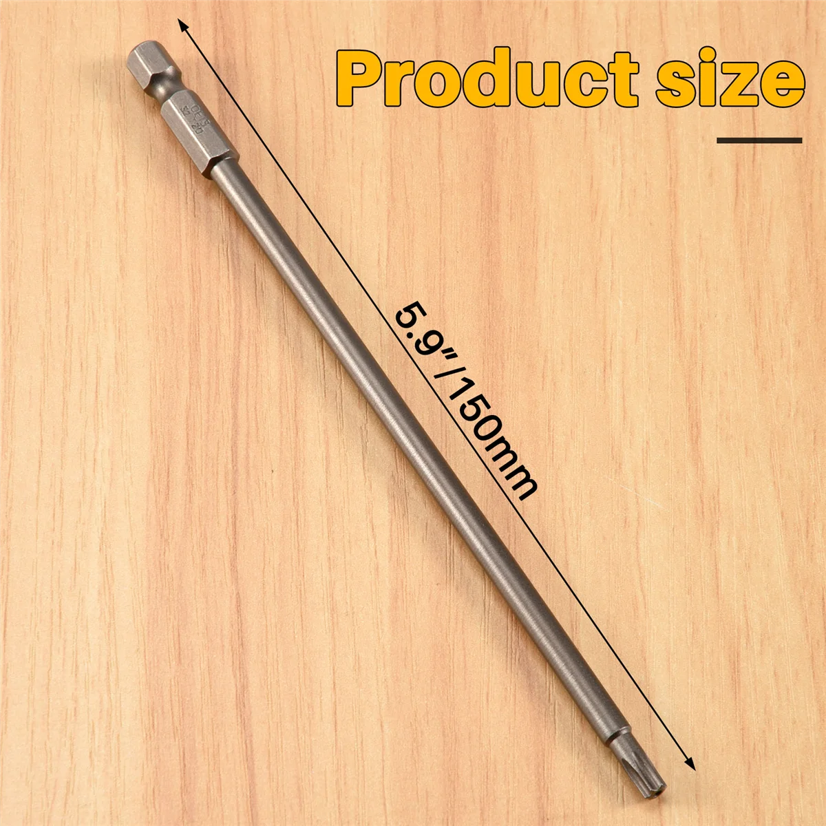 ABLJ 1/4-inch Shank T20 Magnetic Torx Security Screwdriver Bit 150mm Long