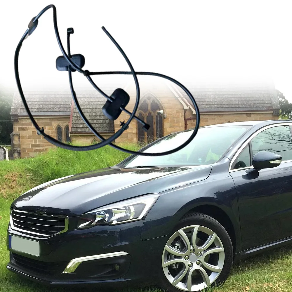 

For 2011 2012 2013 2014 2015 Peugeot 508 Front Windshield Washer Nozzle and Hose Glass Cleaning Auto Parts 9673401080 6438ET