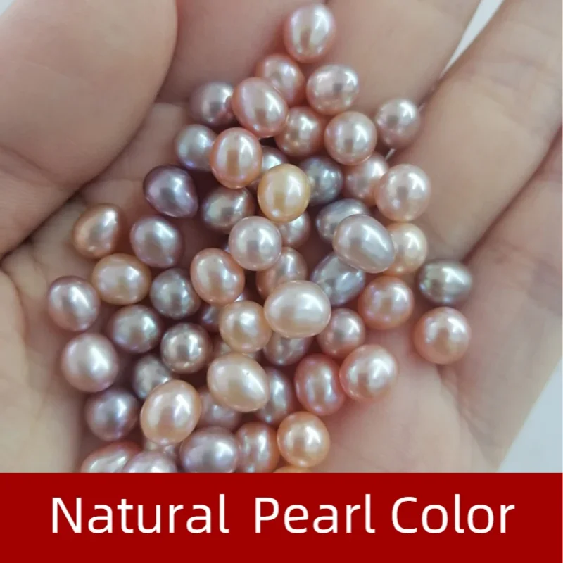 Fine Jewelry Real 18K Gold Natural Freshwater Pearl Necklace pendant white pink purple send gold-plated chain AU750 D221-1 - view 6