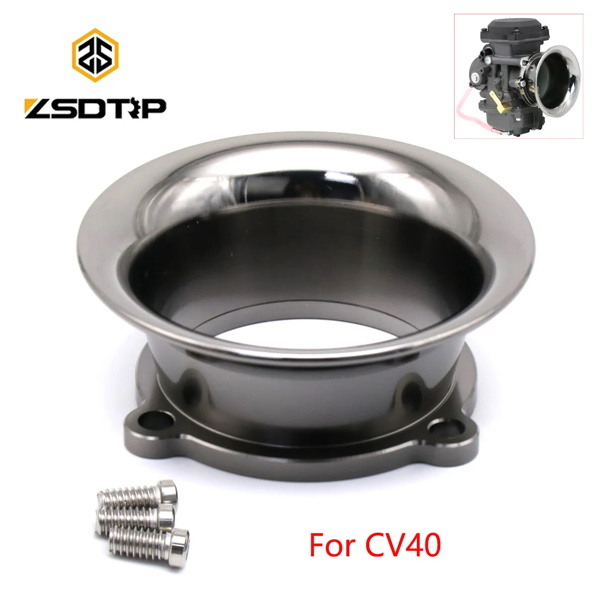 ZSDTRP CV40 Air Filter Aluminum Air Cleaner Intake Filter For Harley-Davidso Sportster XL883C XL883L XL883R XL1200L XL1200X